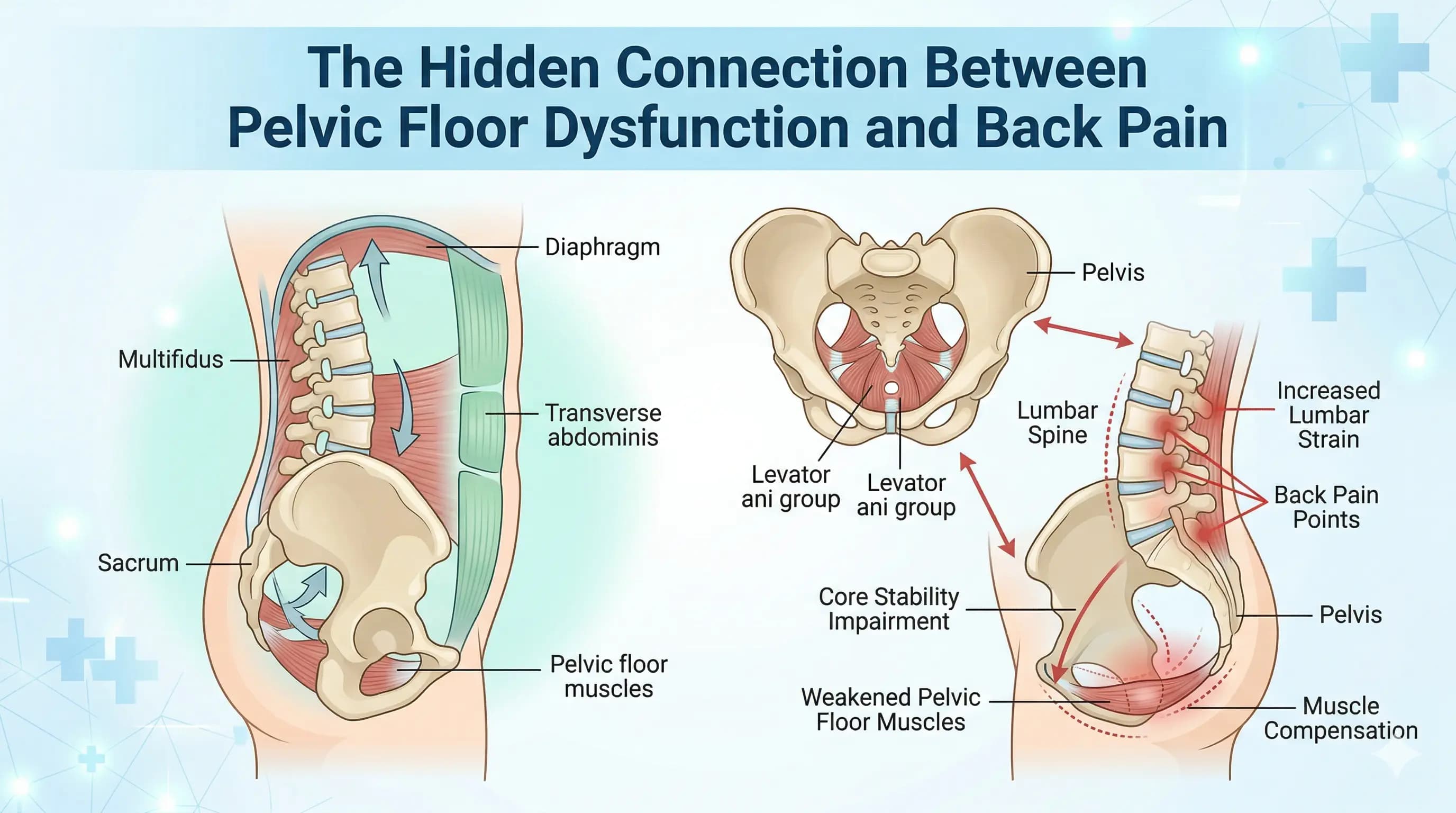 The Hidden Connection Between Pelvic Floor Dysfunction and Back Pain